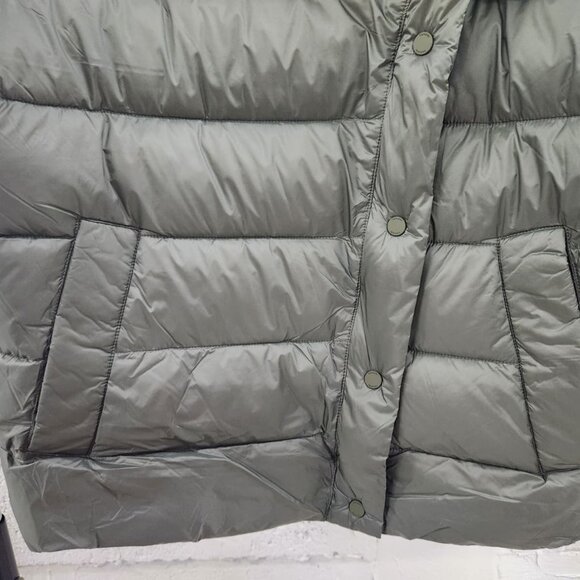 NWT Tahari Women’s Puffer Jacket Water Repellent Premium Insulation Green XL - Picture 5 of 10